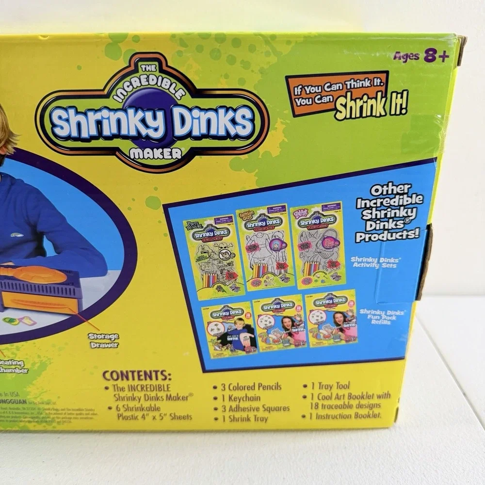 The Incredible Shrinky Dinks Maker‎ Big Time Toys 2011 New Sealed